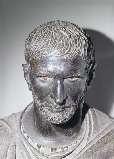 Kapitolinischer Brutus, 4.-3. Jahrhundert v. Chr. (Detail) von Roman